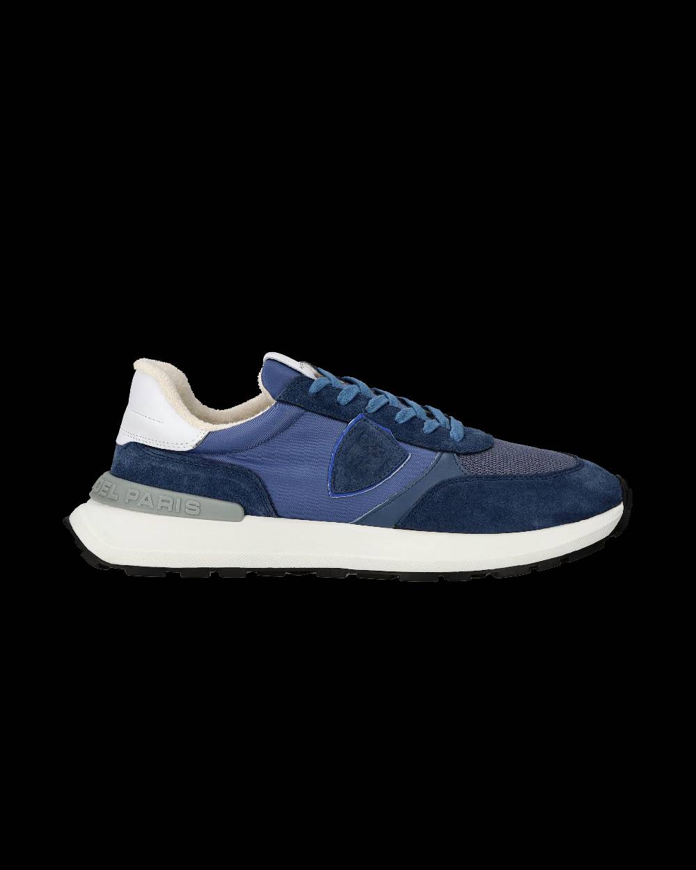 Philippe Model Sneaker sportive Antibes da uomo in nylon e pelle - Blu Pezzi Unici