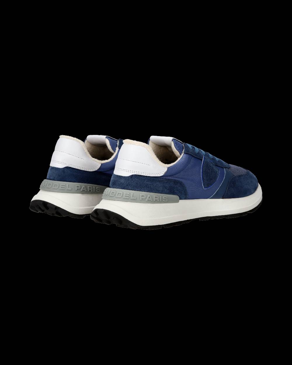 Philippe Model Sneaker sportive Antibes da uomo in nylon e pelle - Blu Pezzi Unici