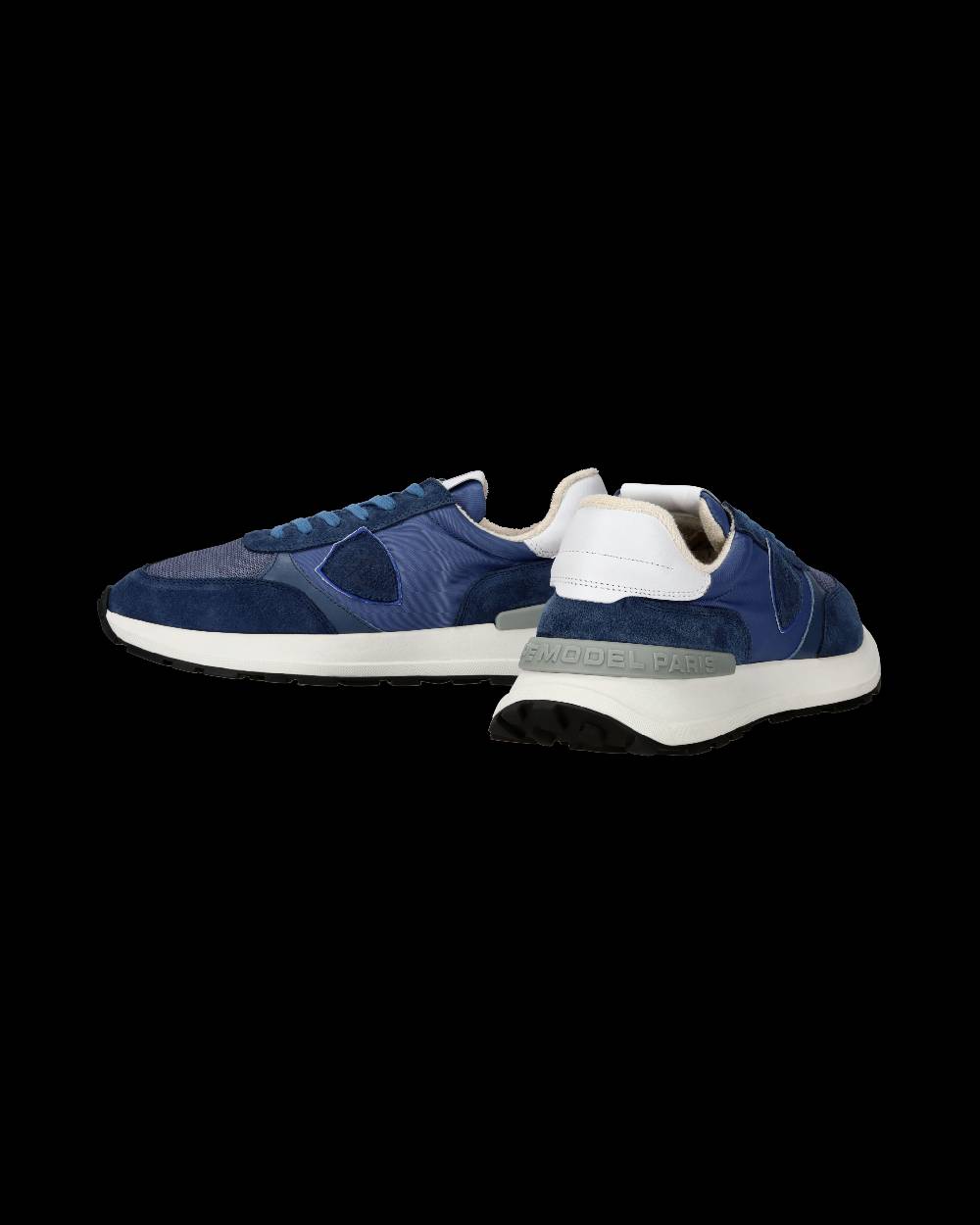Philippe Model Sneaker sportive Antibes da uomo in nylon e pelle - Blu Pezzi Unici