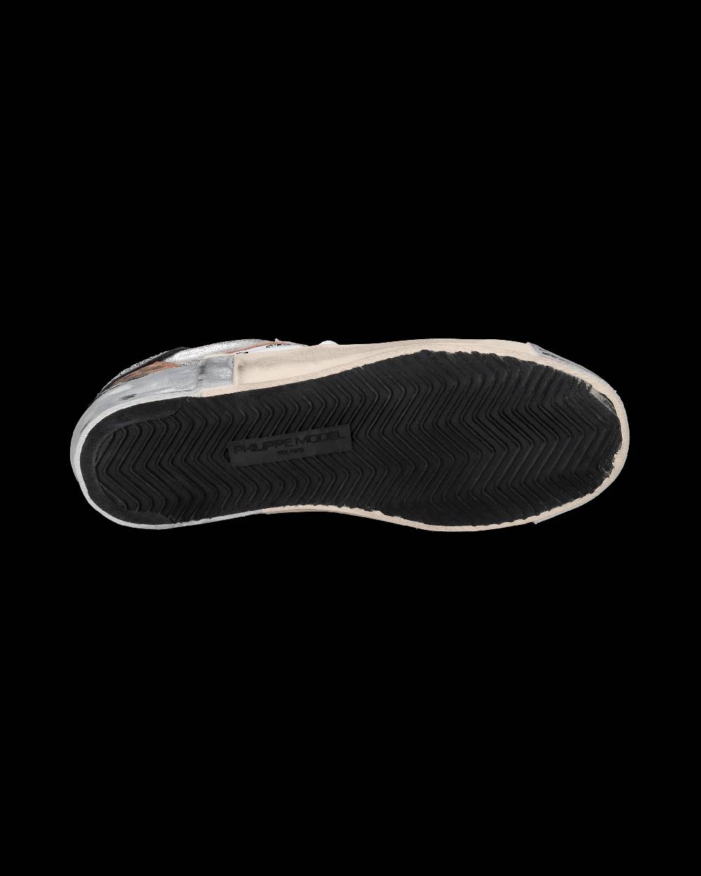 Philippe Model Sneaker basse Paris donna - glitter rosa e bianco Acquista Ora