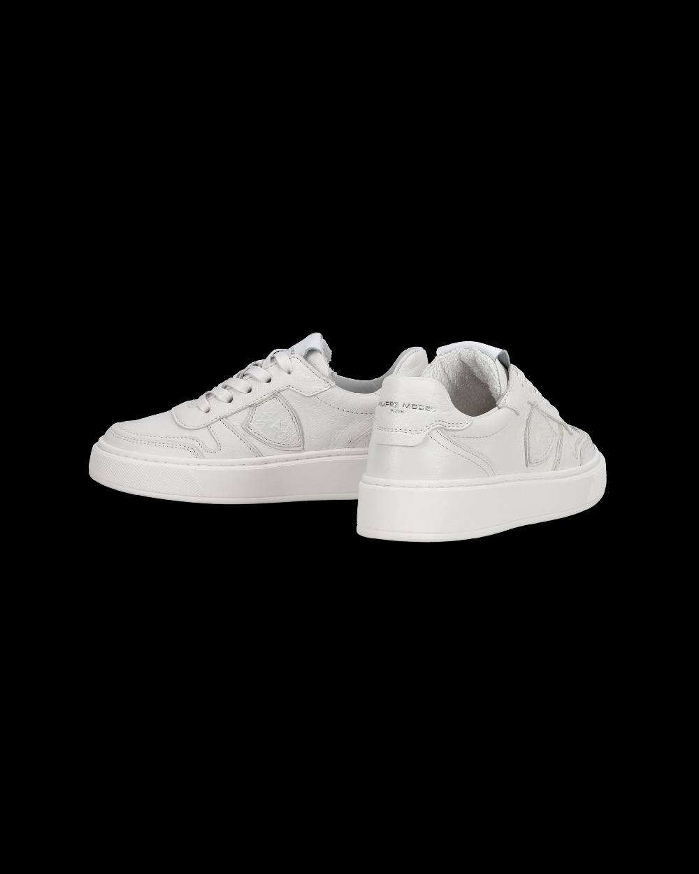 Philippe Model Sneakers basse Junior Nice in pelle, Bianco Consegna Veloce