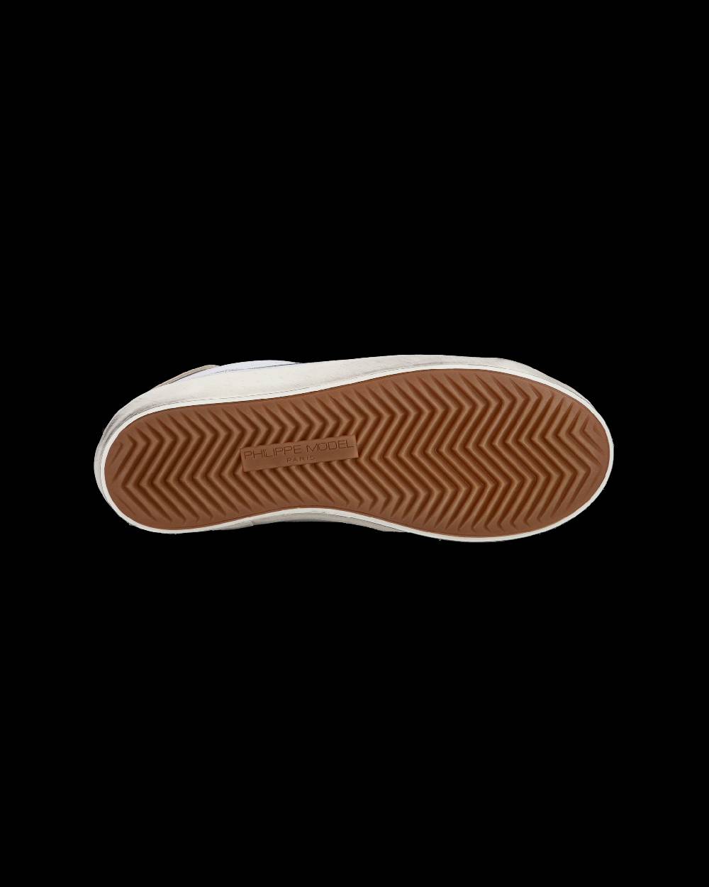 Philippe Model Sneakers basse Paris da Bambino in pelle, Bianco Azzurro Novità