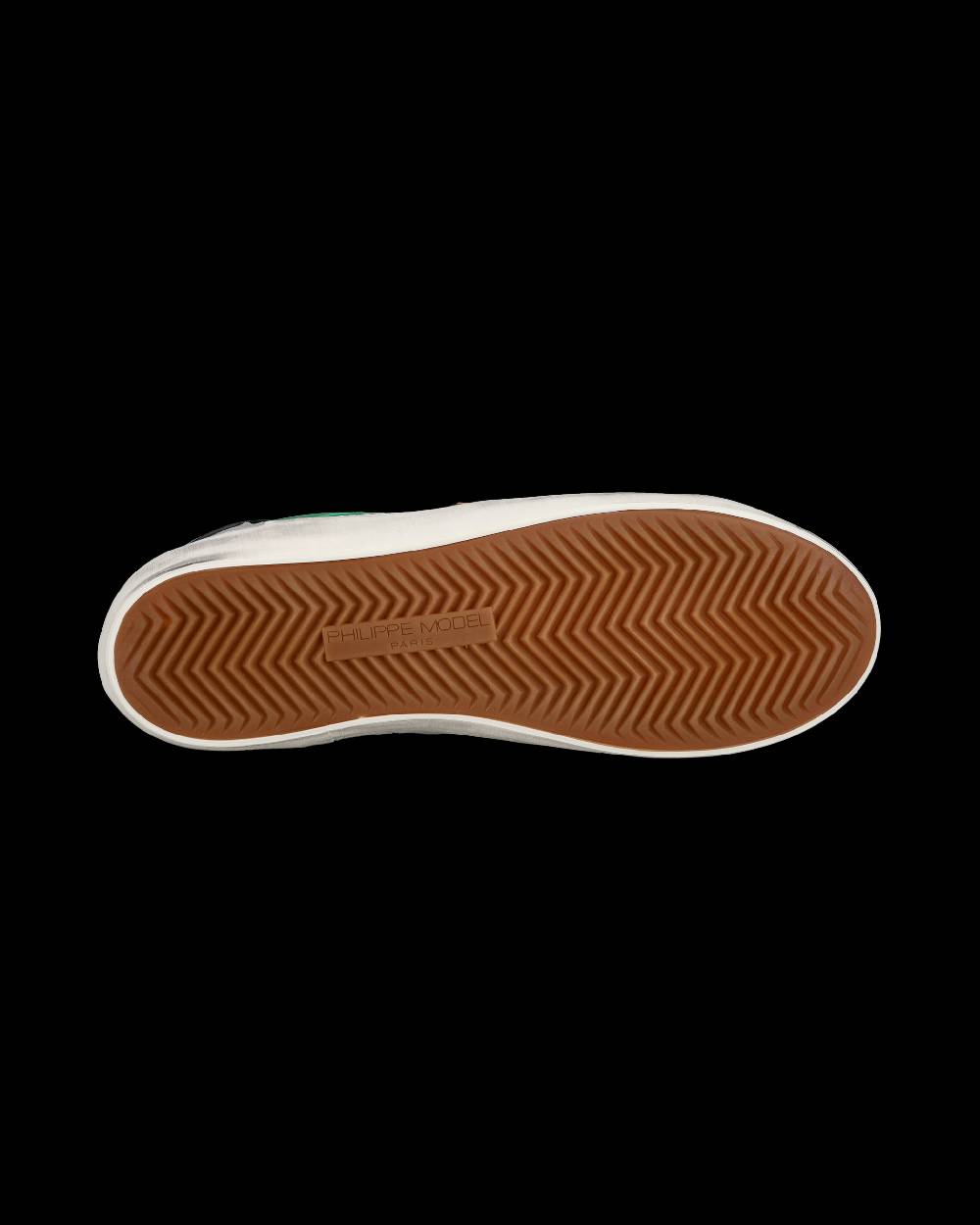 Philippe Model Sneakers basse Paris da Bambino in pelle, Bianco Verde Online