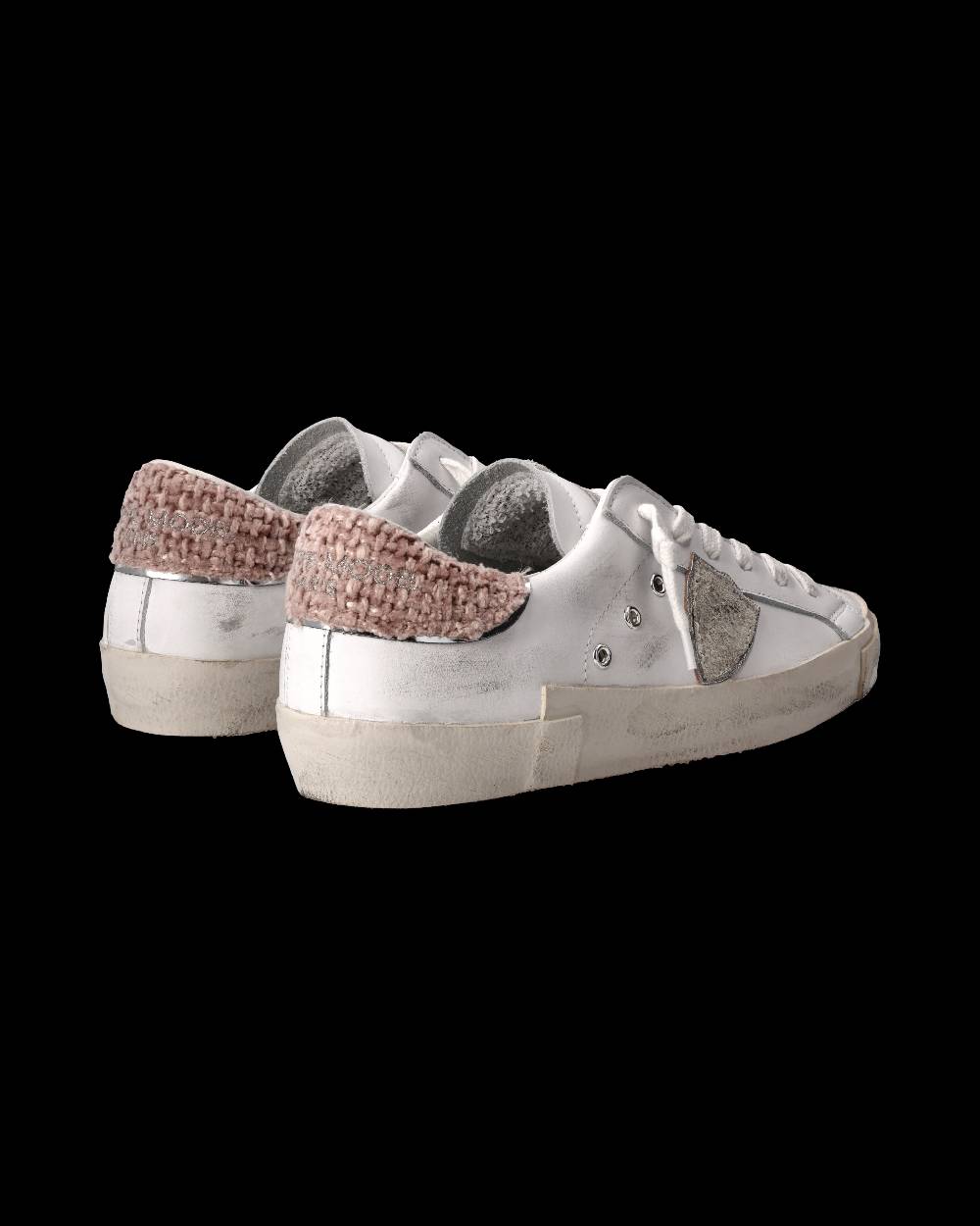 Philippe Model Sneaker Prsx Donna, Bianco e Rosa Negozio