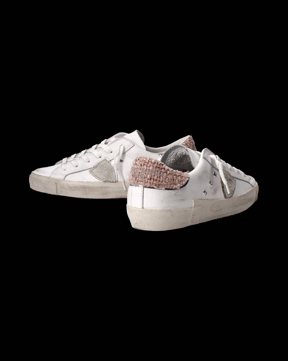 Philippe Model Sneaker Prsx Donna, Bianco e Rosa Negozio