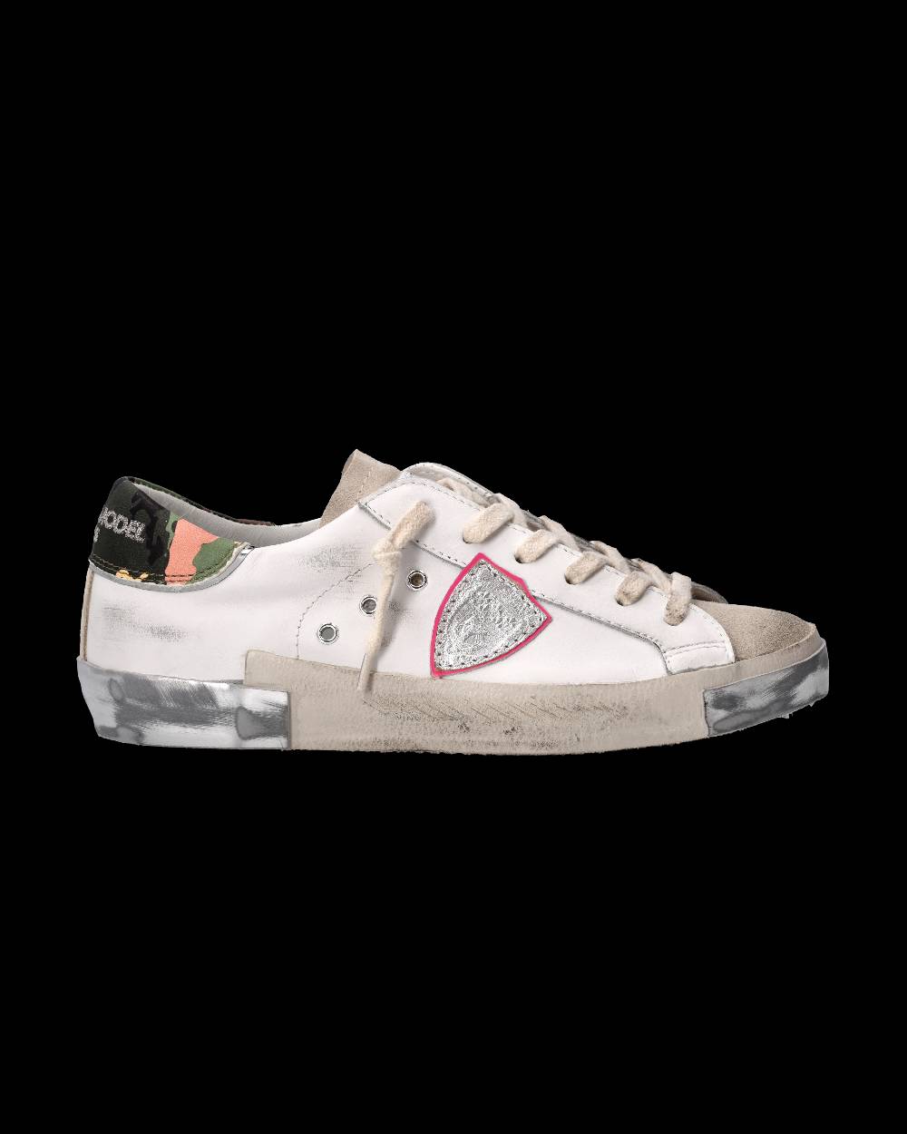 Philippe Model Sneaker Prsx Donna, Bianco e Rosa In Saldo