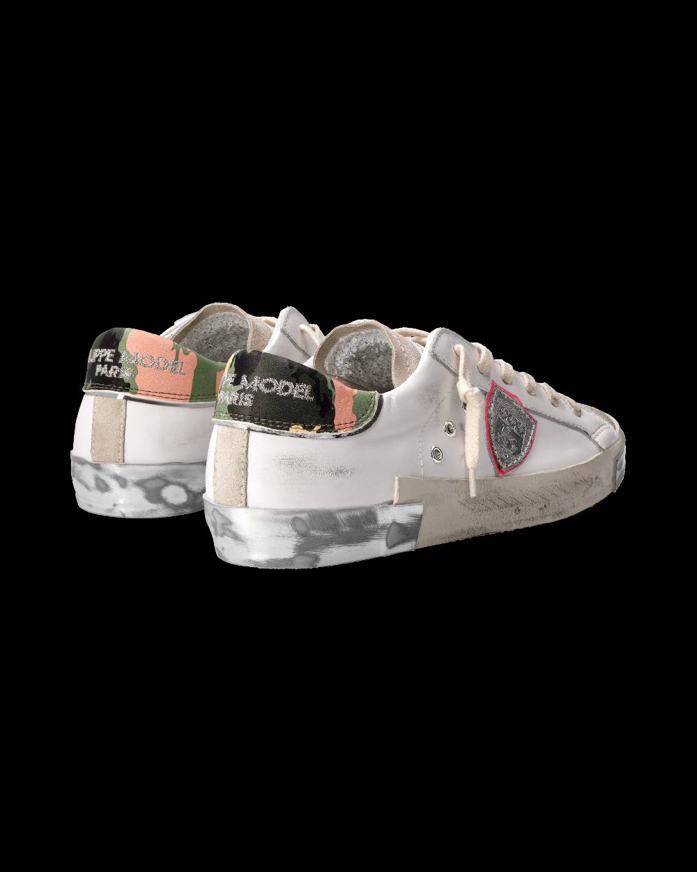 Philippe Model Sneaker Prsx Donna, Bianco e Rosa In Saldo