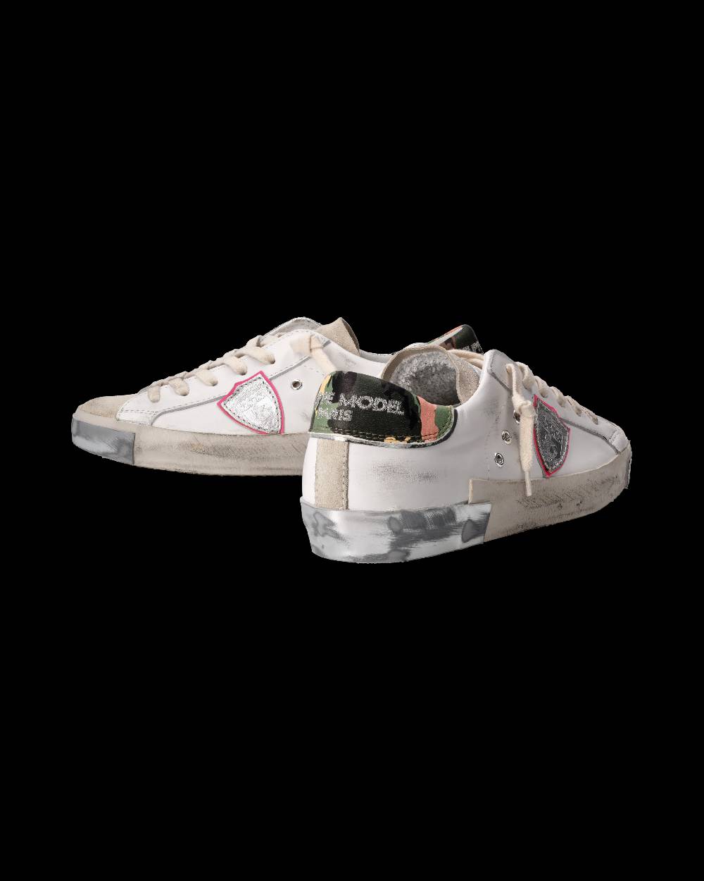 Philippe Model Sneaker Prsx Donna, Bianco e Rosa In Saldo