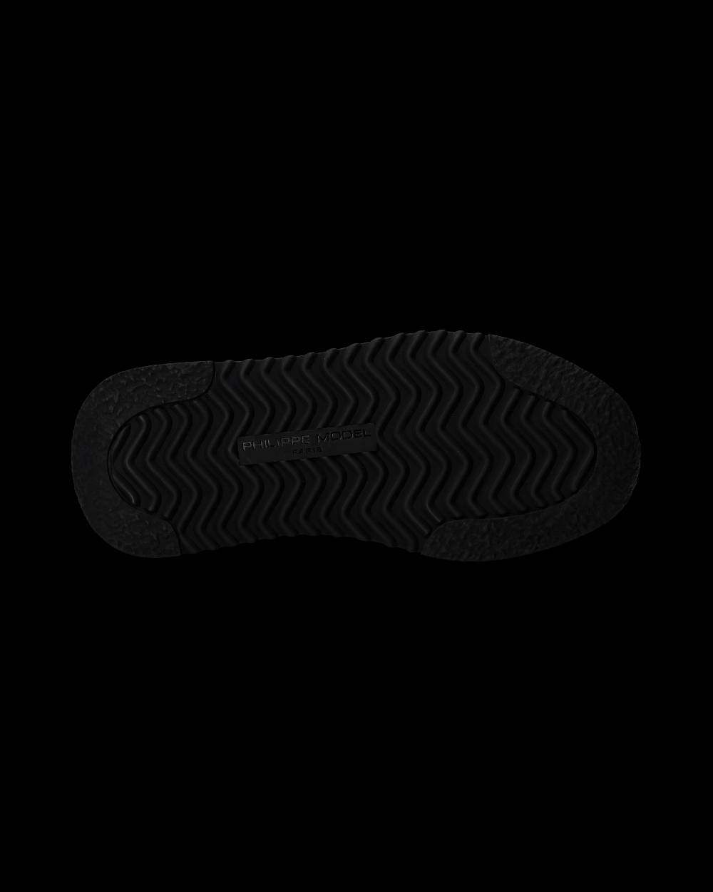 Philippe Model Sneaker Tropez 2.1 Donna, Nero Grigio e Argento Moda