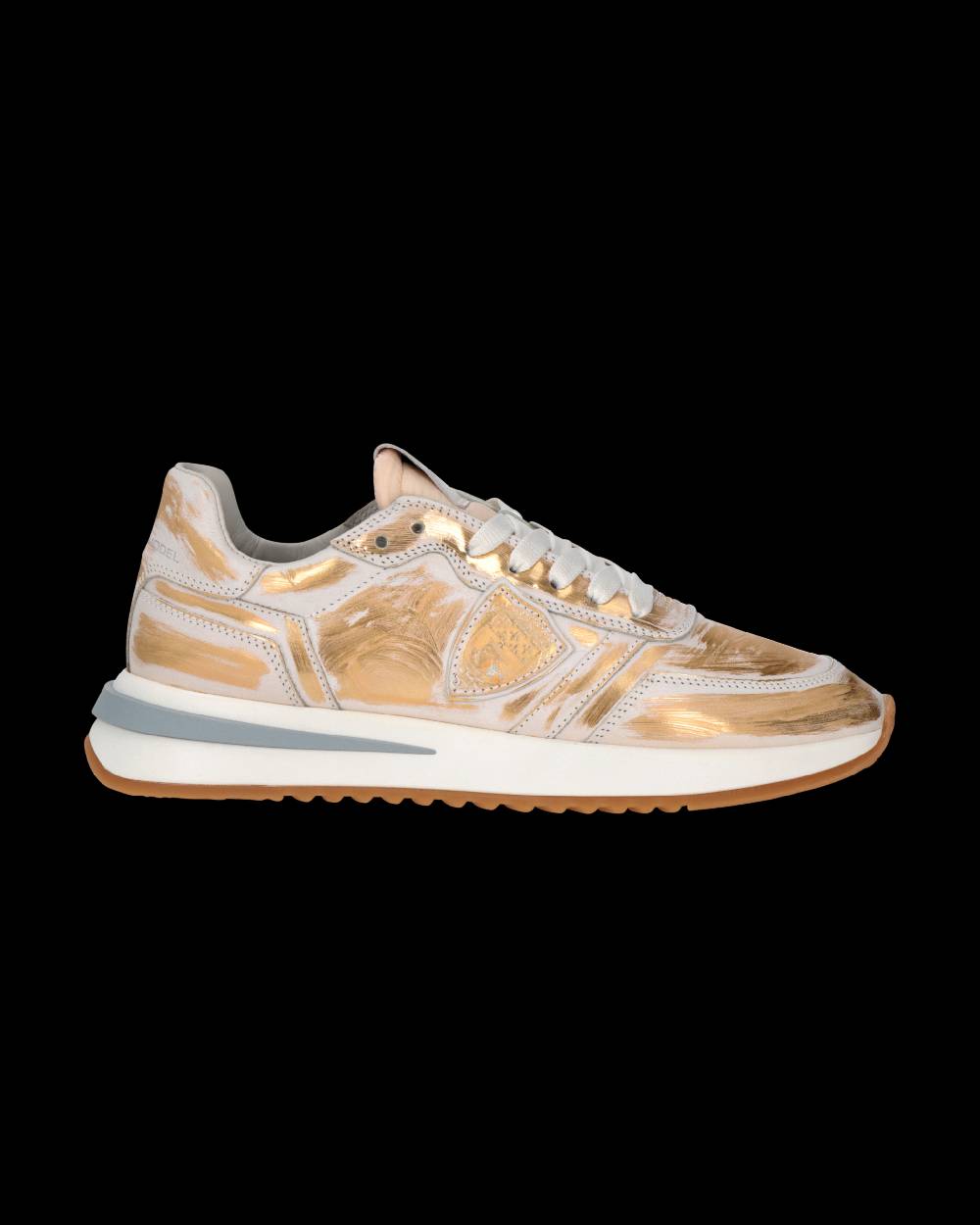 Philippe Model Sneaker Tropez 2.1 Donna, Bianco e Oro Italy