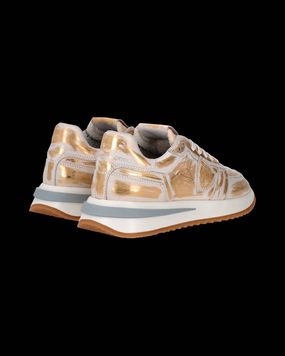 Philippe Model Sneaker Tropez 2.1 Donna, Bianco e Oro Italy