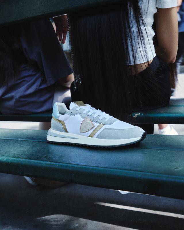 Philippe Model Sneaker basse Tropez 2.1 donna - bianco e azzurro 2025