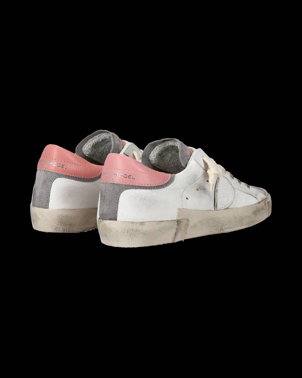 Philippe Model Sneaker casual Prsx da donna in pelle - Antracite e bianco Vendita