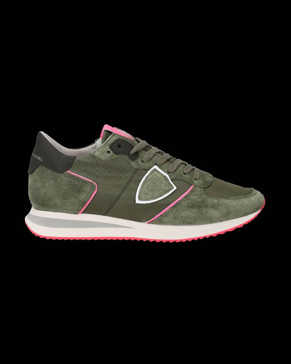 Philippe Model Sneaker basse Trpx donna - verde militare e rosa fluo Qualità Garantita