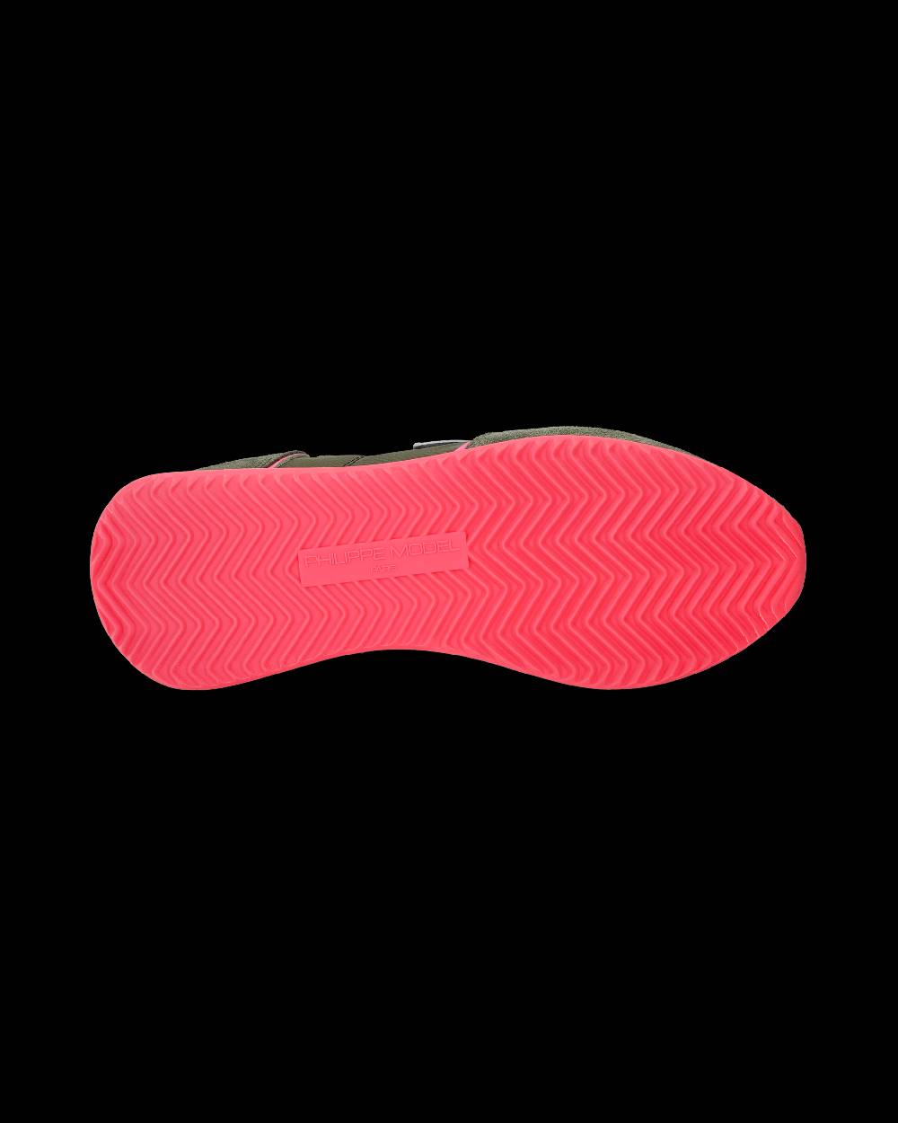 Philippe Model Sneaker basse Trpx donna - verde militare e rosa fluo Qualità Garantita