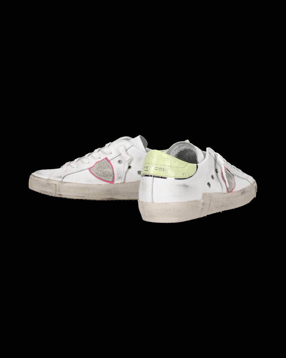 Philippe Model Sneaker bassa PRSX donna - bianco e giallo Acquista Ora