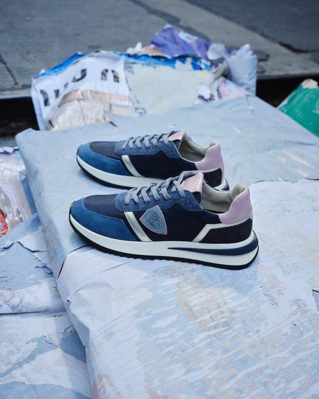 Philippe Model Sneaker basse Tropez 2.1 donna - blu e lilla Qualità Garantita