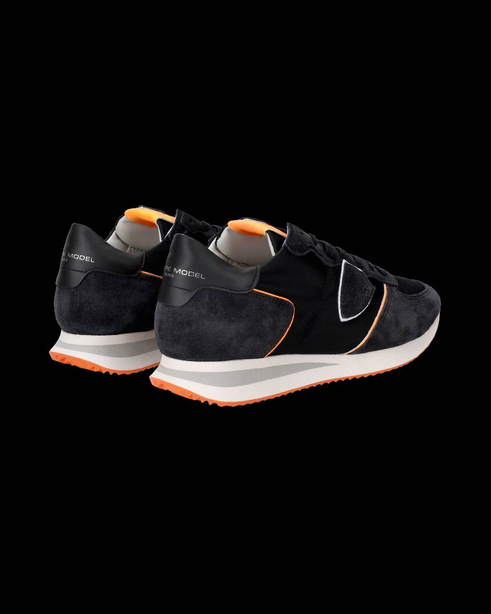 Philippe Model Sneaker basse Trpx uomo - nero e arancio Convenienza