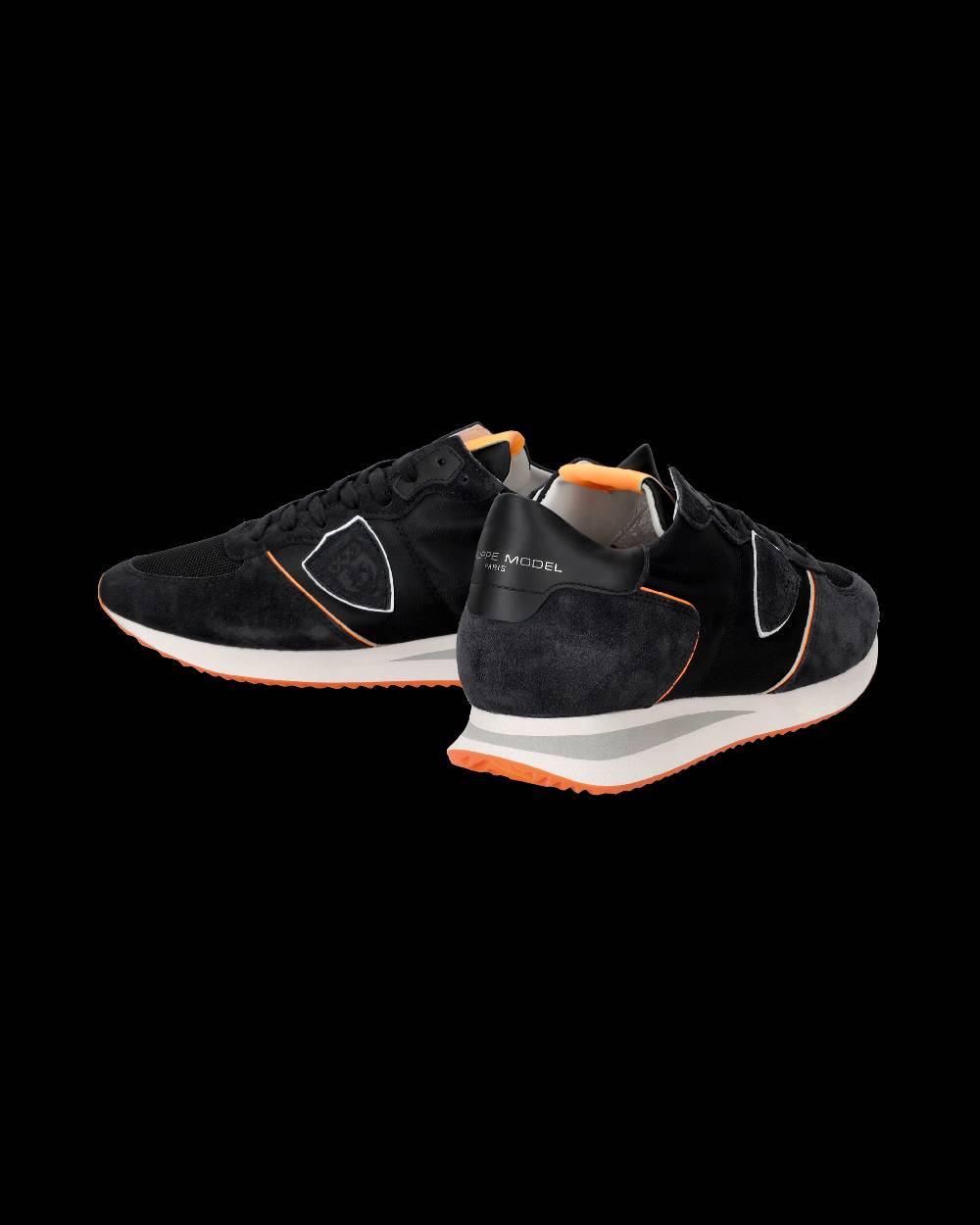 Philippe Model Sneaker basse Trpx uomo - nero e arancio Convenienza
