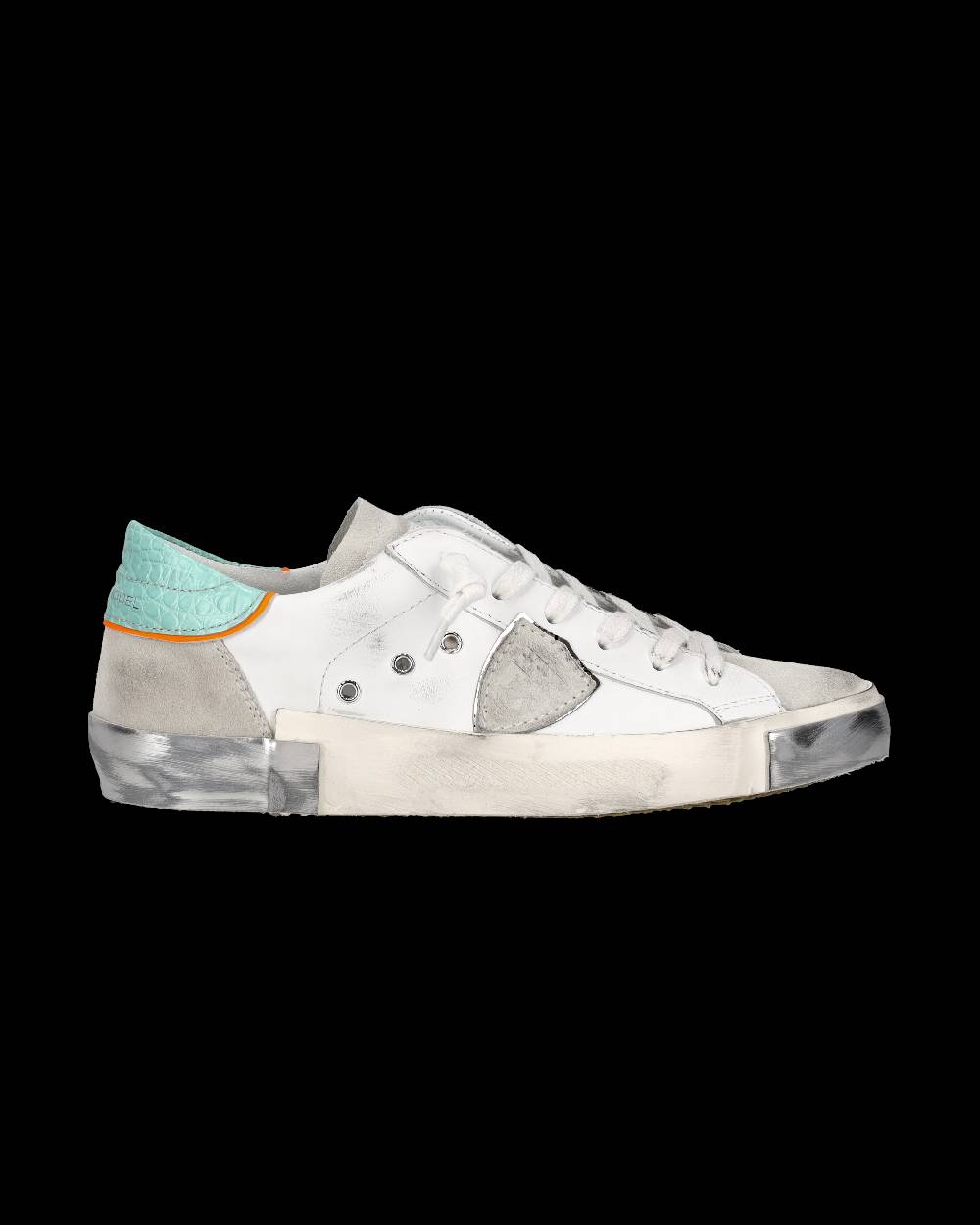 Philippe Model Sneaker bassa PRSX donna - bianco e verde acqua Outlet