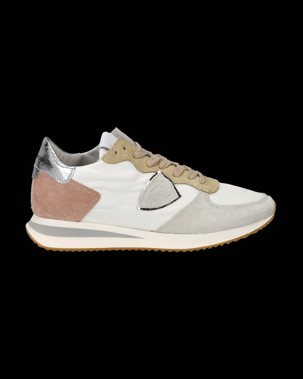Philippe Model Sneakers Trpx da Donna Bianche e Rosa in Tessuto Tecnico Vendita Calda