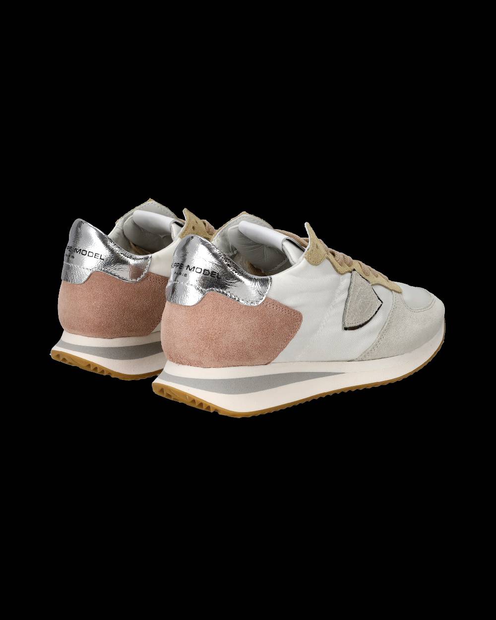 Philippe Model Sneakers Trpx da Donna Bianche e Rosa in Tessuto Tecnico Vendita Calda