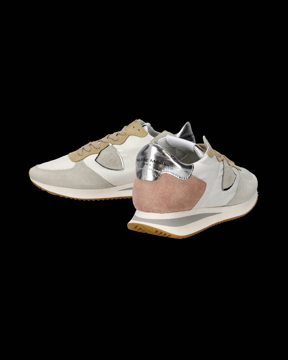 Philippe Model Sneakers Trpx da Donna Bianche e Rosa in Tessuto Tecnico Vendita Calda
