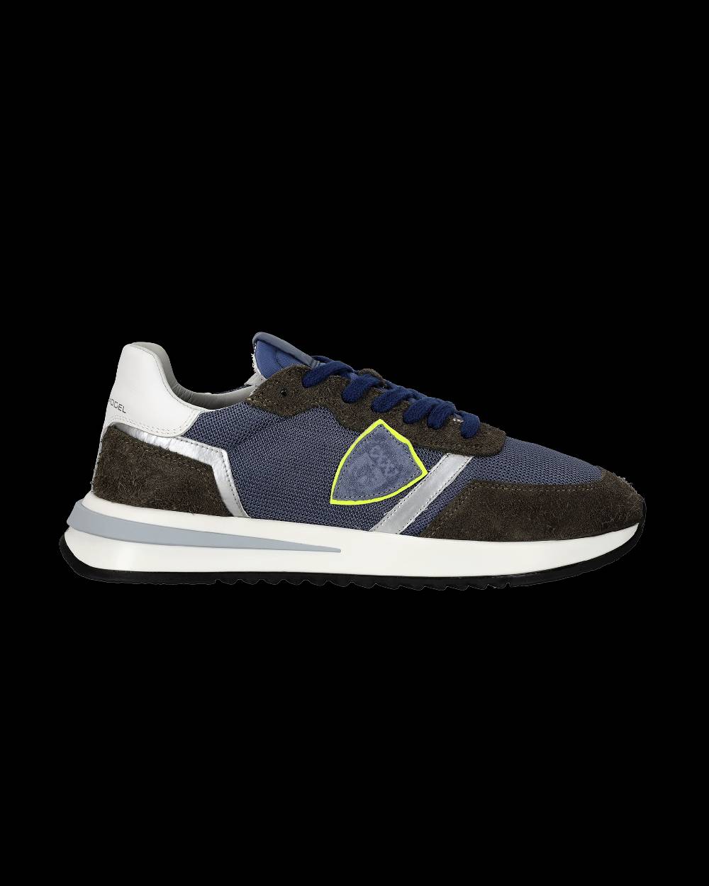 Philippe Model Sneaker basse Tropez 2.1 uomo - blu e verde militare Saldi Di Fabbrica