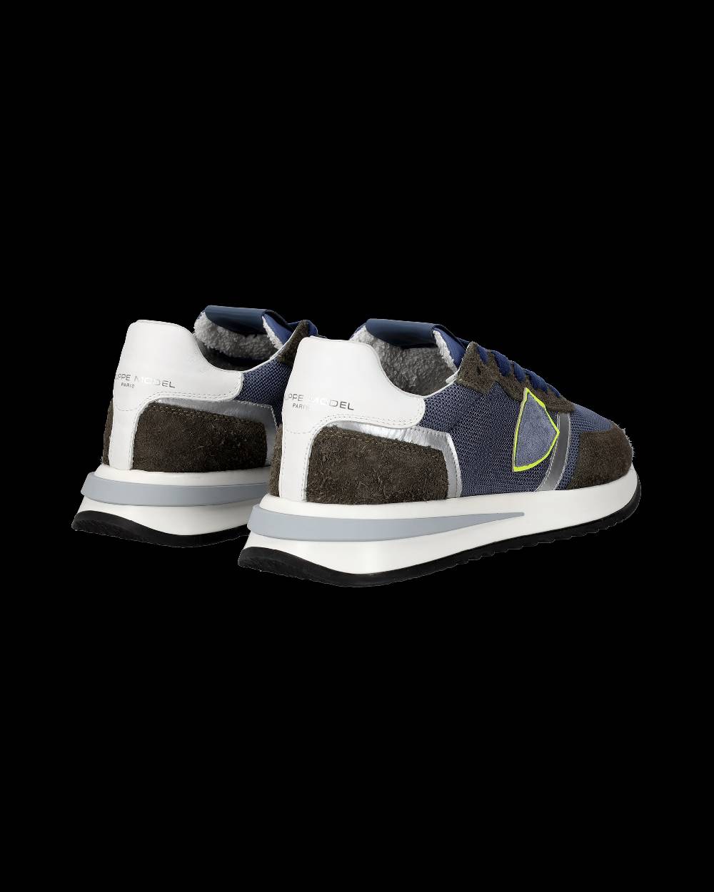 Philippe Model Sneaker basse Tropez 2.1 uomo - blu e verde militare Saldi Di Fabbrica