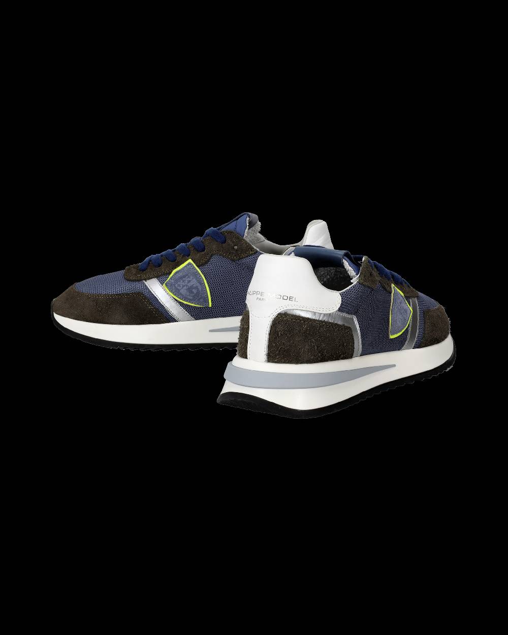 Philippe Model Sneaker basse Tropez 2.1 uomo - blu e verde militare Saldi Di Fabbrica