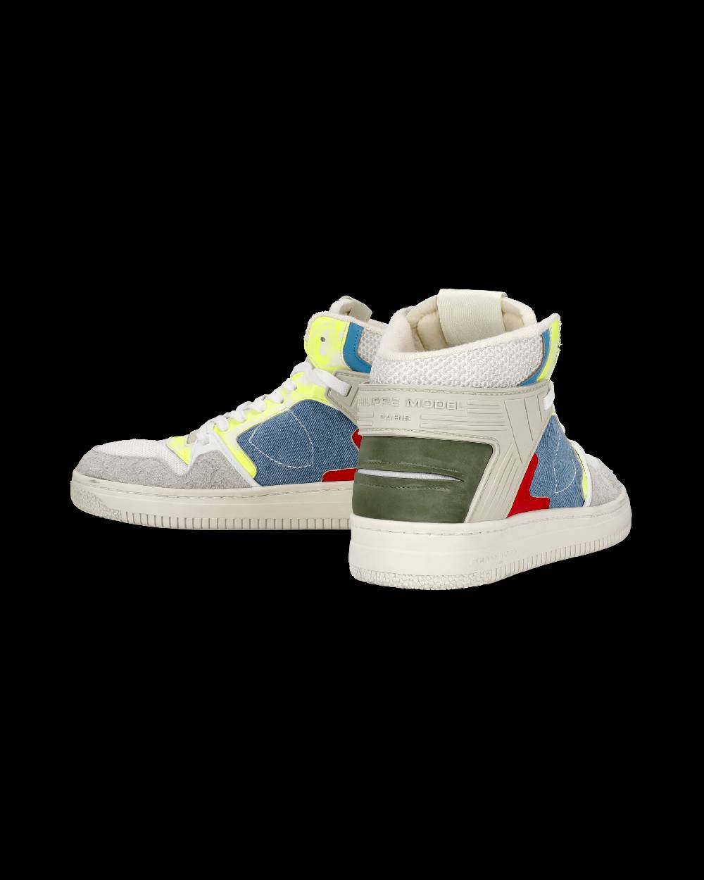 Philippe Model Sneaker mid La Grande uomo - bianco e azzurro Vendite Flash