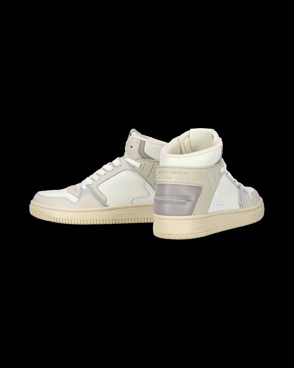 Philippe Model Sneaker streetwear La Grande da uomo in pelle - Grigio e burro Negozio