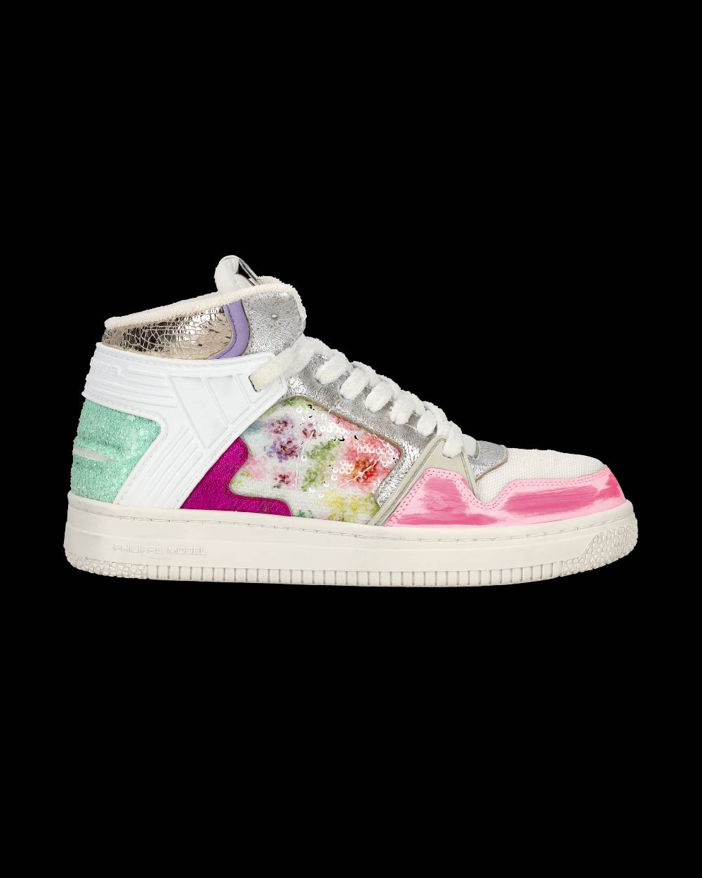 Philippe Model Sneaker mid La Grande donna - bianco e fucsia I Più Venduti