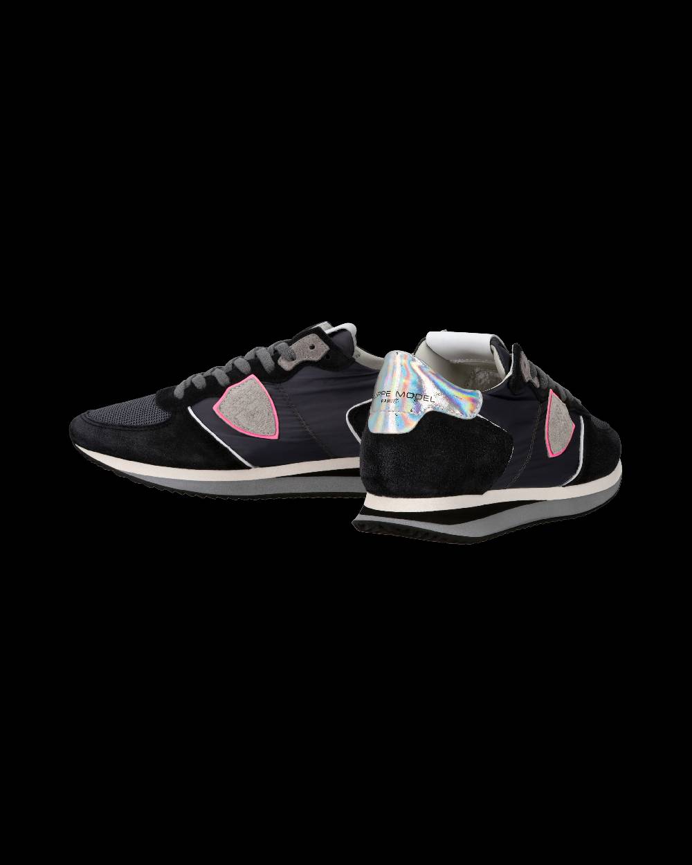 Philippe Model Sneaker casual Trpx da donna in nylon e pelle - Antracite Italy