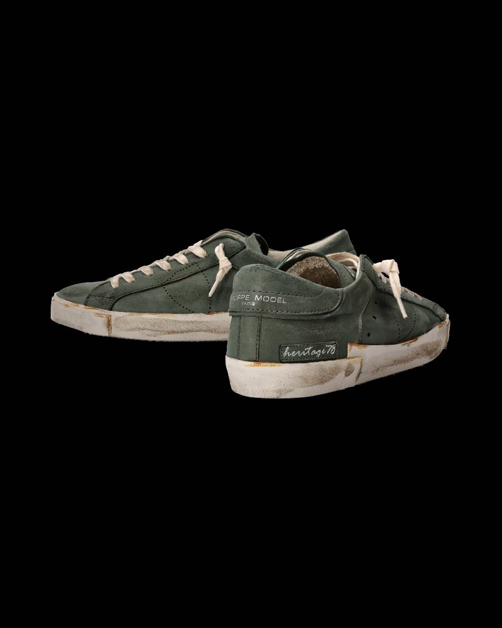 Philippe Model Sneaker Prsx Uomo, Verde Pezzi Unici
