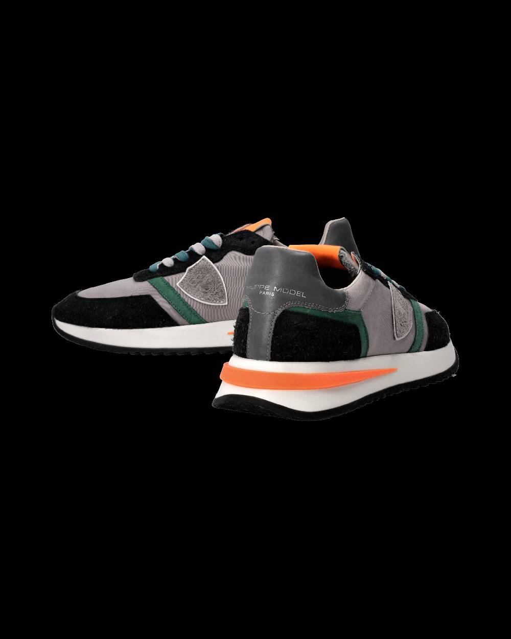 Philippe Model Sneaker Tropez 2.1 Uomo, Grigio e Arancio Soddisfazione Garantita