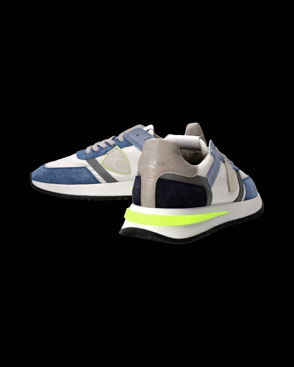 Philippe Model Sneaker Tropez 2.1 Uomo, Azzurro e Bianco Consegna Veloce