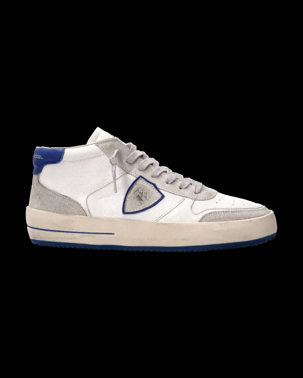 Philippe Model Sneaker Nice Uomo, Bianco e Blu Shopping Online