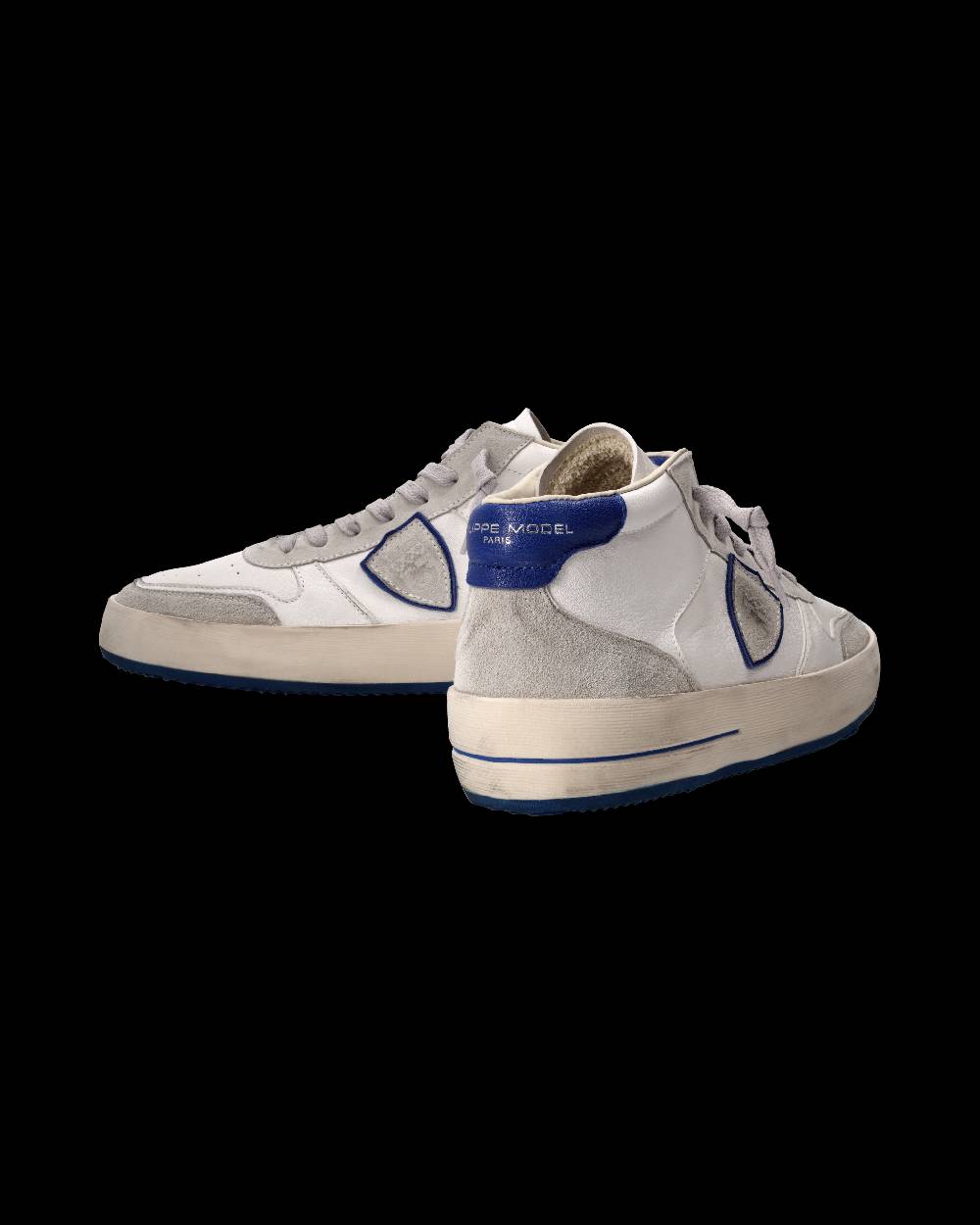 Philippe Model Sneaker Nice Uomo, Bianco e Blu Shopping Online