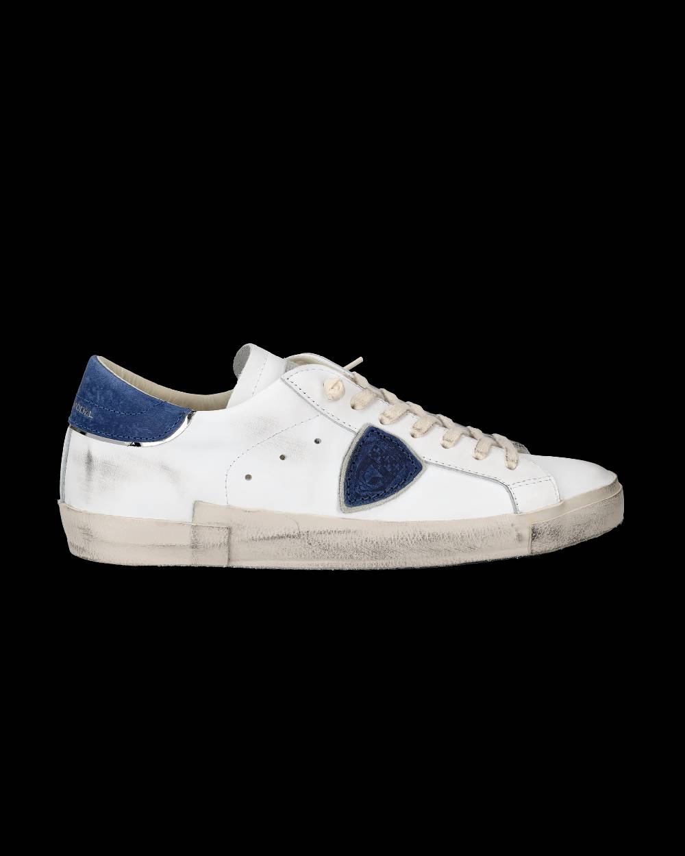 Philippe Model Sneaker basse Paris uomo - bianco e bluette Prezzo Ridotto