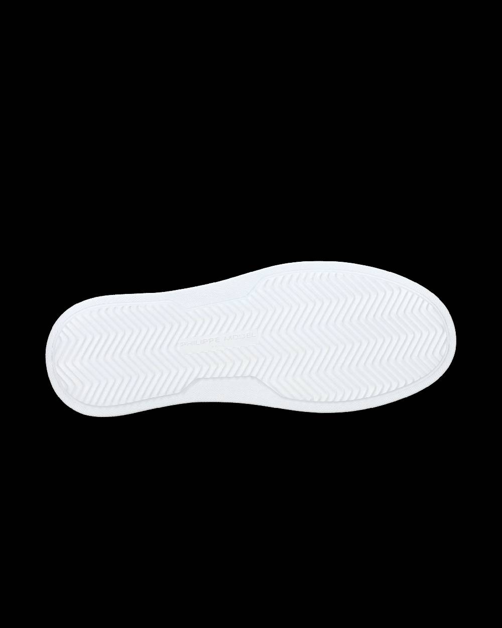 Philippe Model Sneaker casual Temple da uomo in pelle - Azzurro e bianco Sconto