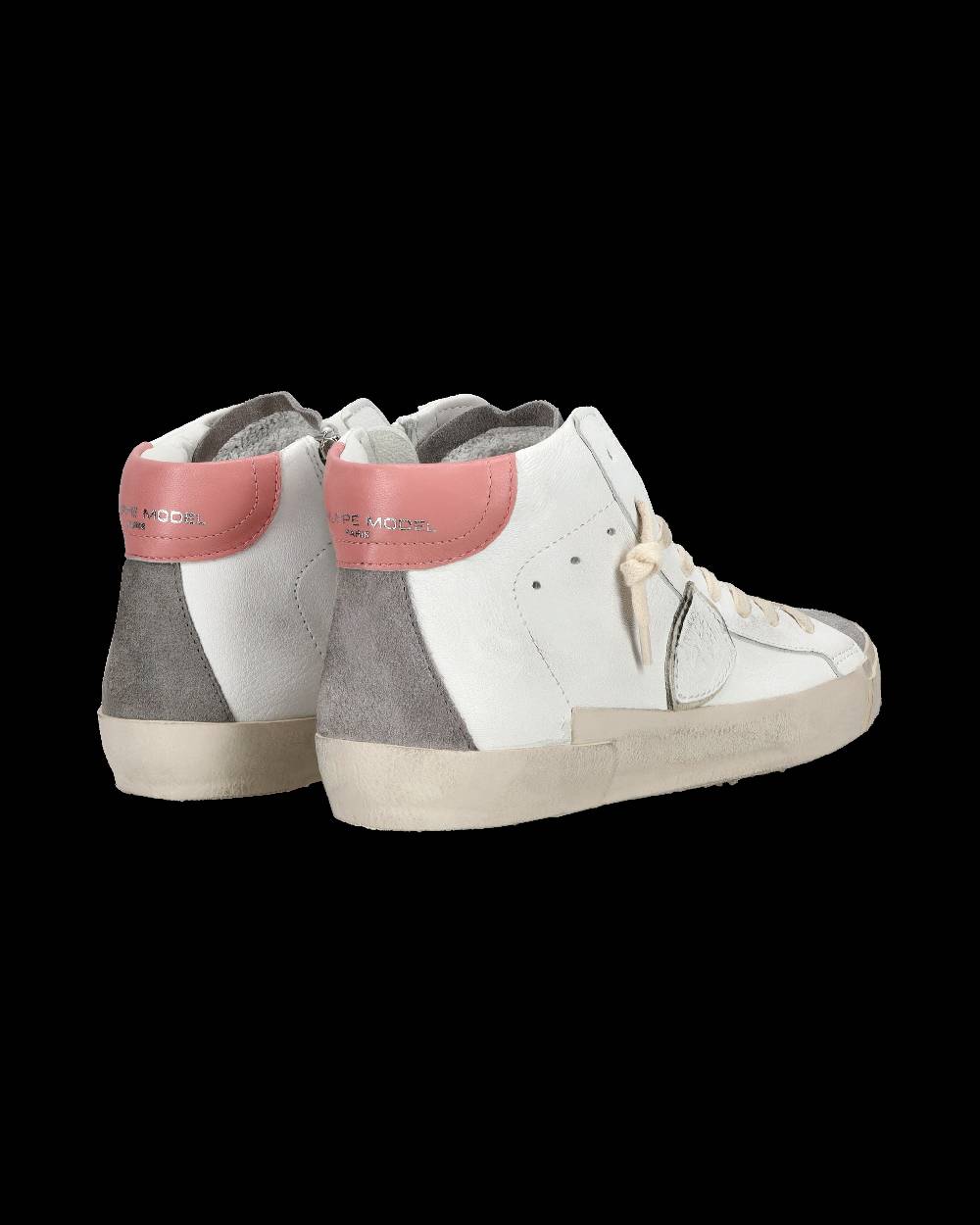 Philippe Model Sneaker casual Prsx da donna in pelle - Antracite e bianco Saldi