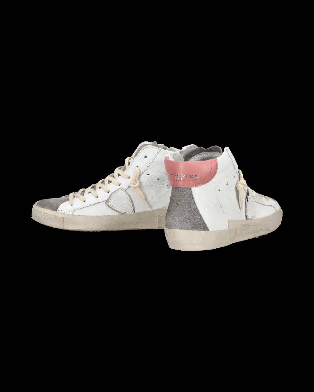 Philippe Model Sneaker casual Prsx da donna in pelle - Antracite e bianco Saldi