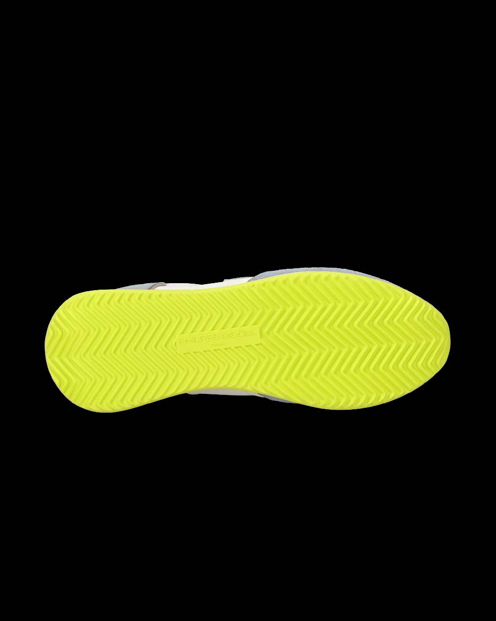 Philippe Model Sneaker casual Trpx da uomo in nylon e pelle - Azzurro e giallo Vendita Calda
