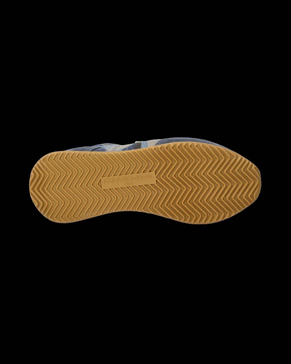 Philippe Model Sneakers Trpx da Donna Blu e Gialle in Tessuto Tecnico Vendita Economica
