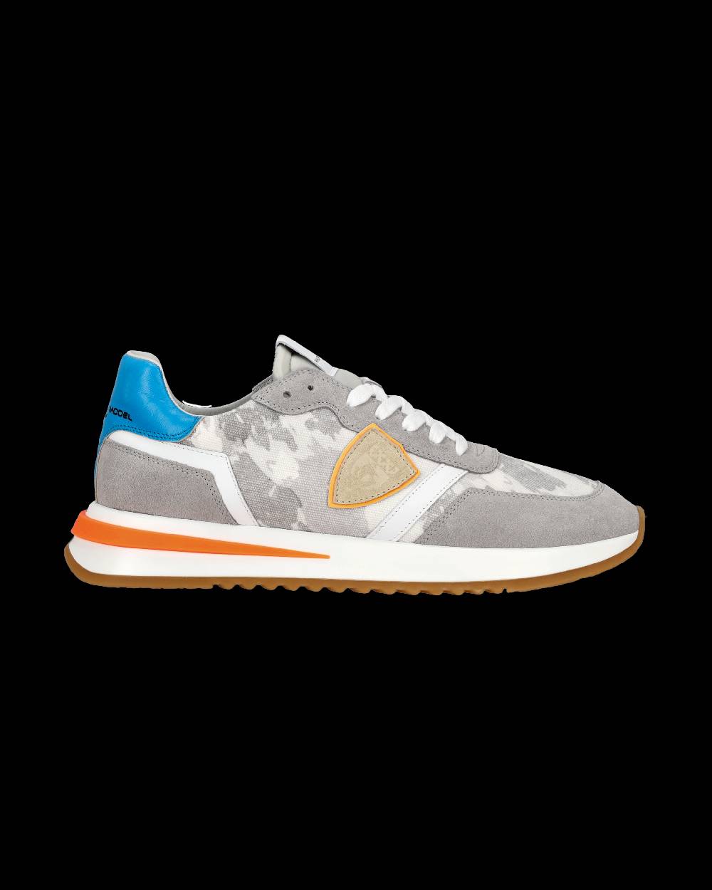 Philippe Model Sneaker bassa Tropez 2.1 uomo - grigio, bianco e arancio In Saldo
