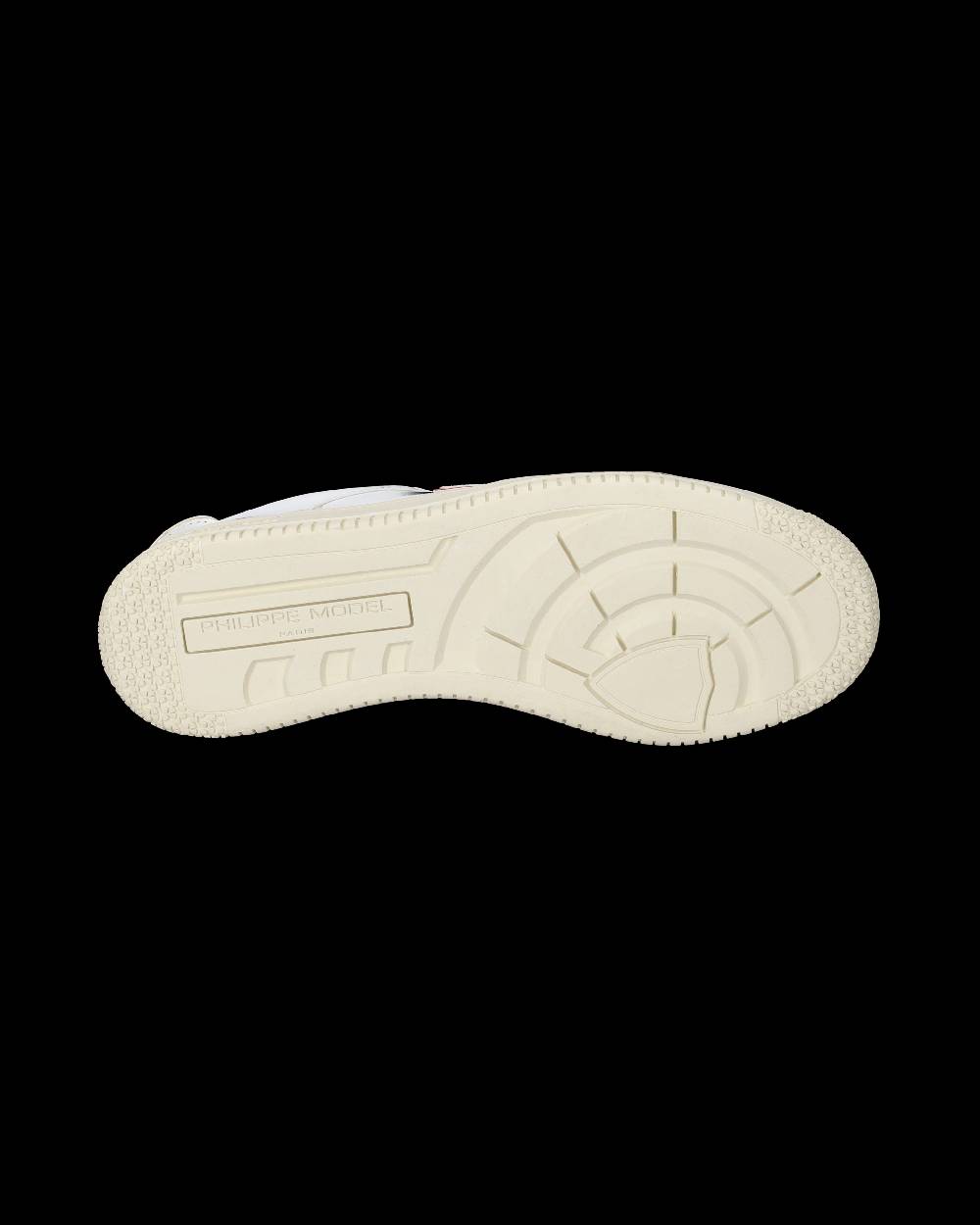 Philippe Model Sneakers Lyon da Uomo Bianche e Rosse in Pelle Riciclata Promozione