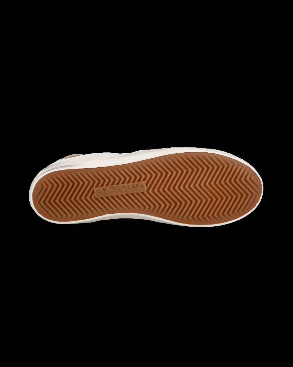 Philippe Model Sneakers basse Paris da Bambino in pelle, Bianco Blu Soddisfazione Garantita