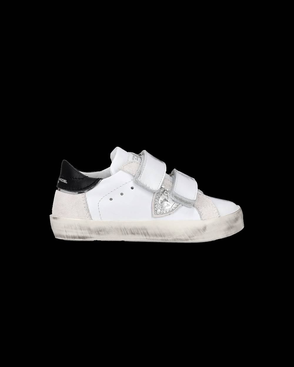 Philippe Model Sneakers Prsx Sportif da Bambini Bianche e Argento in Pelle Qualità Garantita