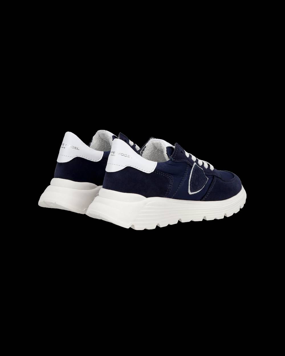 Philippe Model Junior Tropez Low-Top Sneakers in Leather, Blue Acquista Ora